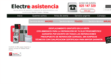 Tablet Screenshot of electro-asistencia.com